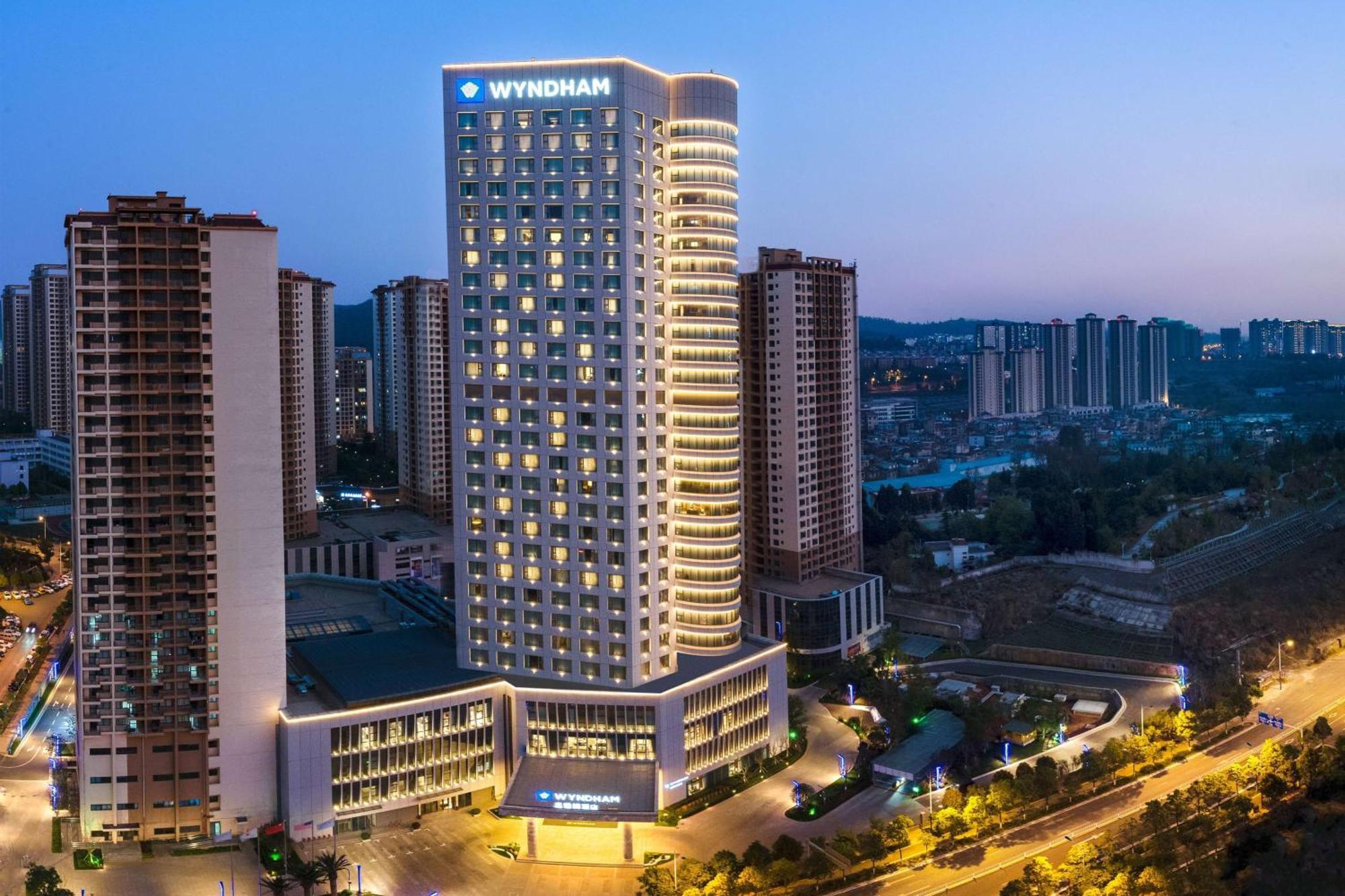 Kunming Huiyue Wyndham Hotel Exterior foto